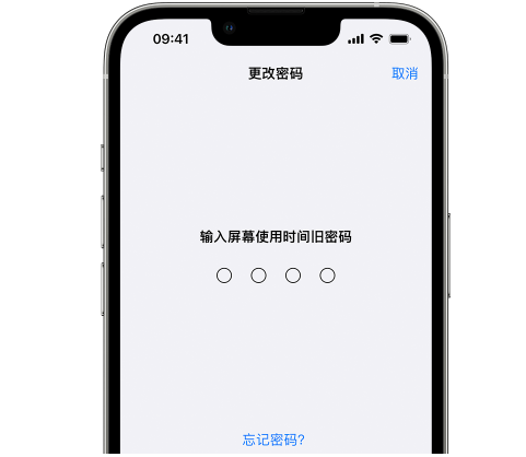 梨树iPhone屏幕维修分享iPhone屏幕使用时间密码忘记了怎么办 