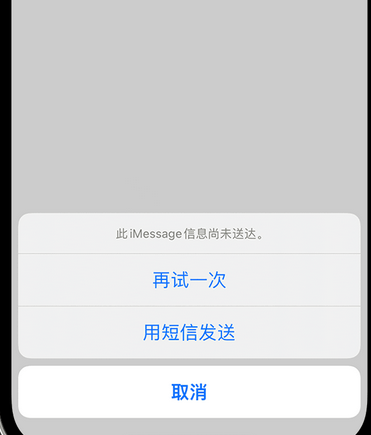 梨树apple维修iPhone上无法正常发送iMessage信息