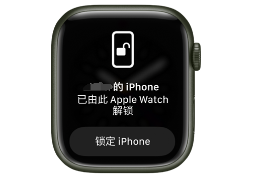 梨树苹果手机维修分享用 AppleWatch 解锁配备面容 ID 的 iPhone方法 