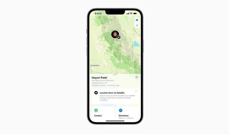 梨树苹果14维修分享iPhone14系列中 FindMy功能通过卫星分享位置方法教程 